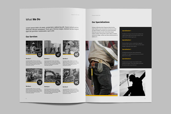 Kreatype Company Profile in Brochure Templates - product preview 5