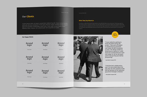 Kreatype Company Profile in Brochure Templates - product preview 11