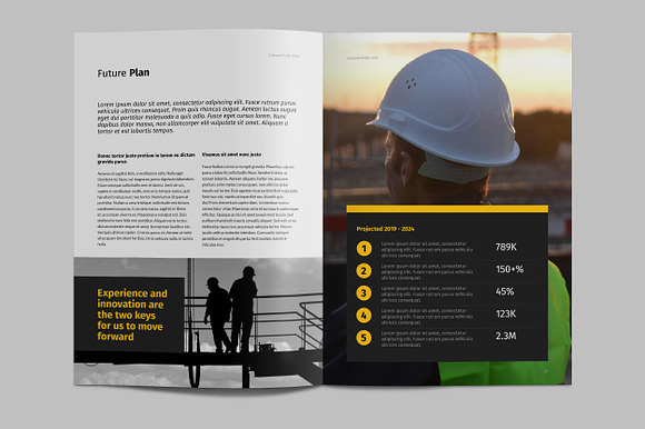 Kreatype Company Profile in Brochure Templates - product preview 12