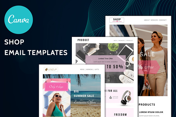 Canva Shop Email Templates