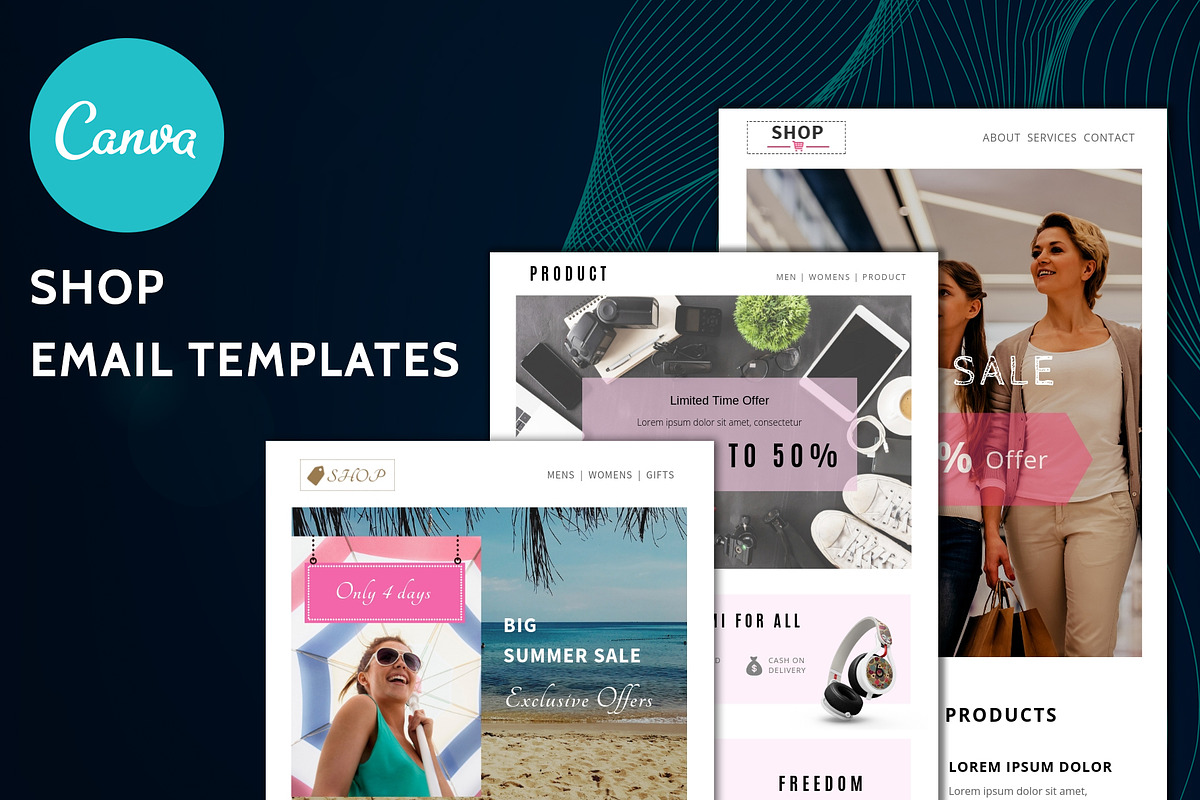 Canva Shop Email Templates in Email Templates - product preview 8