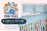 Seamless patterns - Good vibes