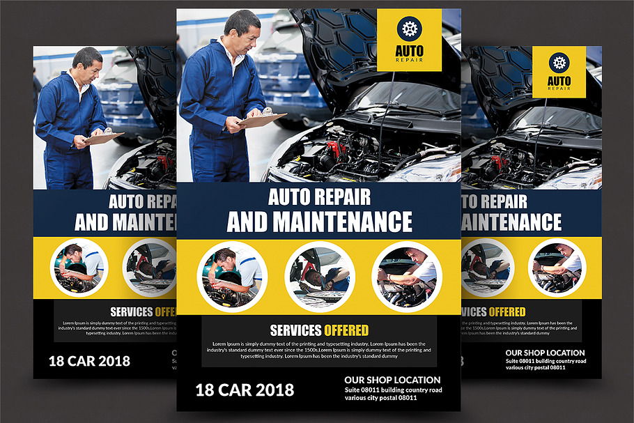 Car Repair Service Flyer