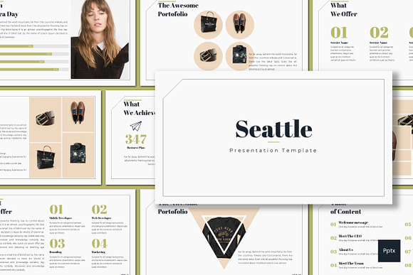 Seattle - Powerpoint Template in PowerPoint Templates - product preview 6