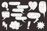 Comic book text speech bubble