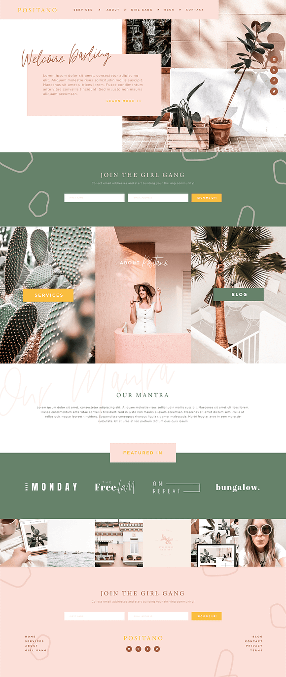 Positano ProPhoto 7 Template in WordPress Business Themes - product preview 1