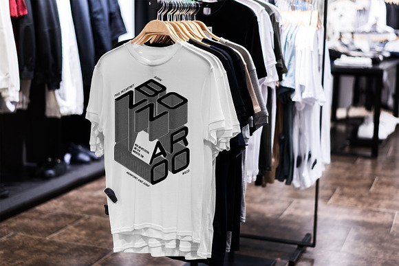T-Shirt Shopping Mock-Up Vol.2 in Print Mockups - product preview 5