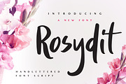 Rosydit - Handlettered Script Font