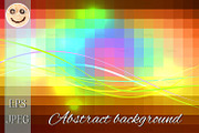 Red pink green blue brown background