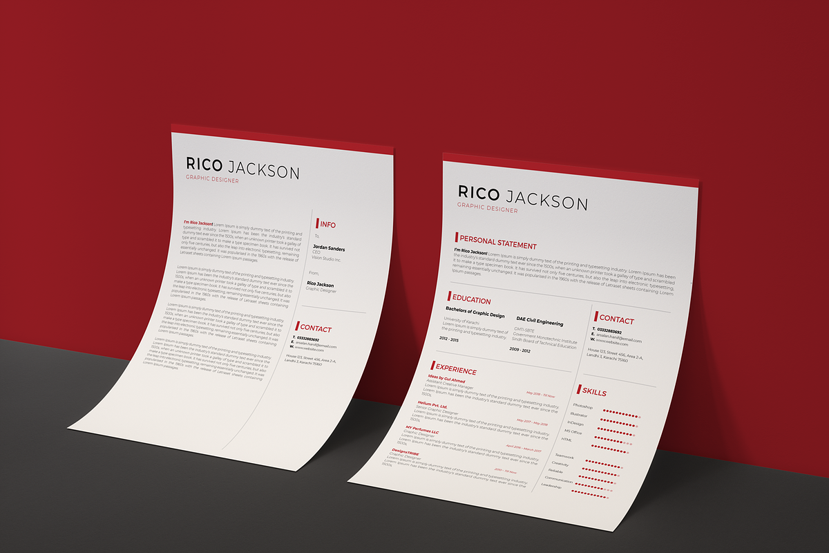 Resume CV in Resume Templates - product preview 8