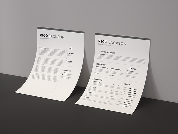Resume CV in Resume Templates - product preview 1