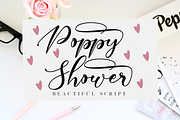Poppy Shower // Modern Script