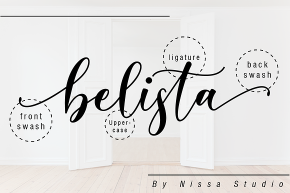 Belista Script in Script Fonts - product preview 9
