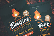 Autumn Bonfire Festival Flyer