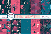 Pink Halloween Paper