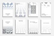 Geometric future covers, brochures