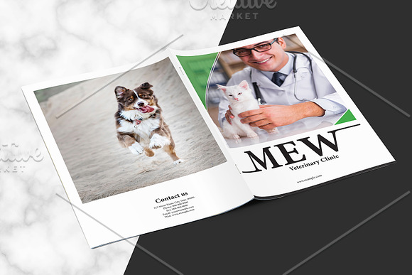 Veterinary Clinic Brochure V01 in Brochure Templates - product preview 1