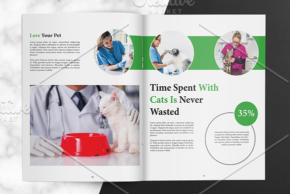 Veterinary Clinic Brochure V01 in Brochure Templates - product preview 6