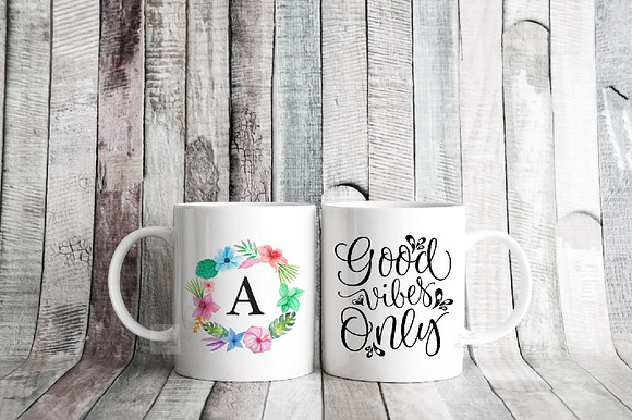 two coffee mug mockups rustic psd in Product Mockups - product preview 2