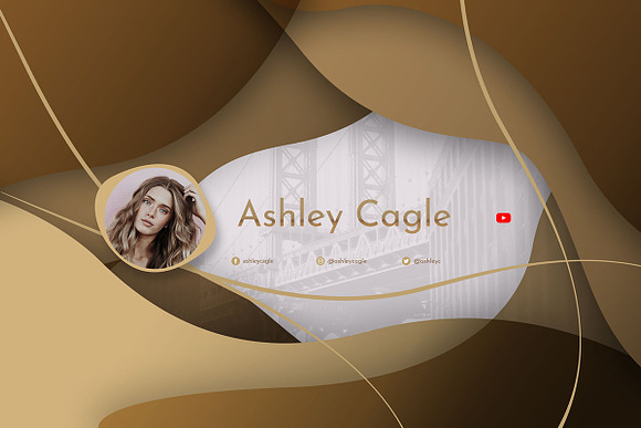 Beauty Vlogger Youtube Channel Art in YouTube Templates - product preview 2