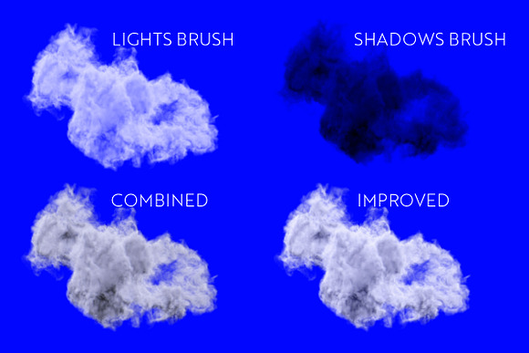 Heavy smoke Photoshop brushes in Add-Ons - product preview 2
