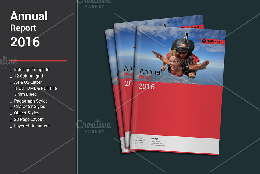 Annual Report Templates in Brochure Templates - product preview 8