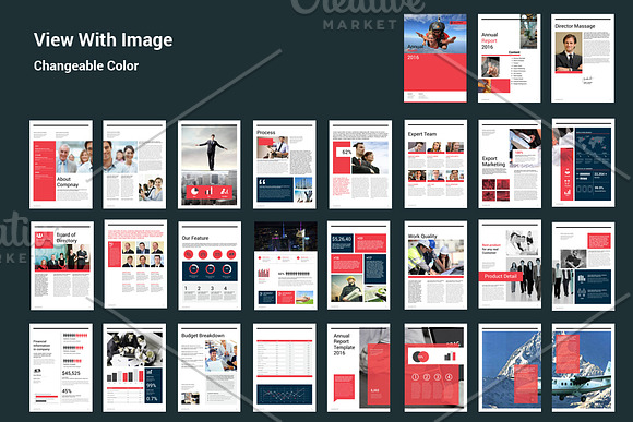 Annual Report Templates in Brochure Templates - product preview 1