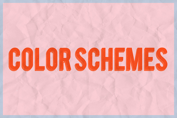 20 Color Schemes for Adobe Photoshop