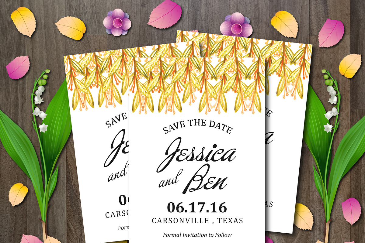 Save the Date Invitation in Wedding Templates - product preview 8