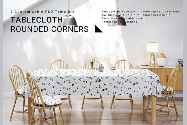 Tablecloth with Rounded Corners Set