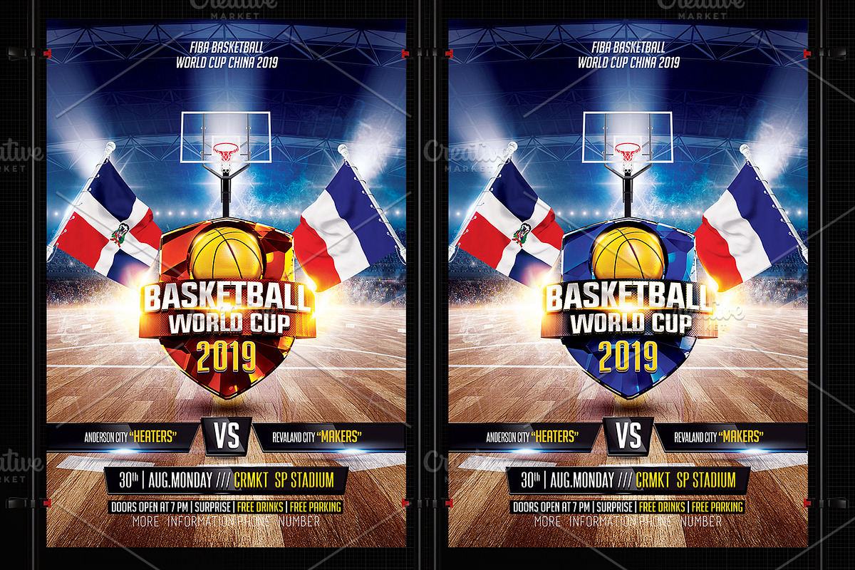 Basketball World Cup in Flyer Templates - product preview 8
