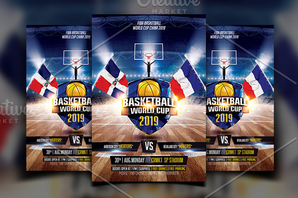 Basketball World Cup in Flyer Templates - product preview 1