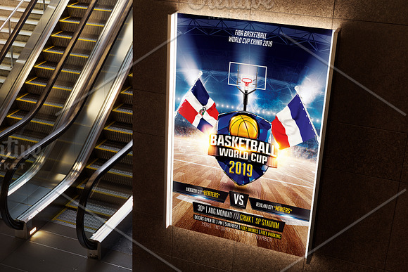 Basketball World Cup in Flyer Templates - product preview 2