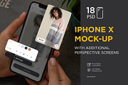 iPhone X Screens Mock-Up