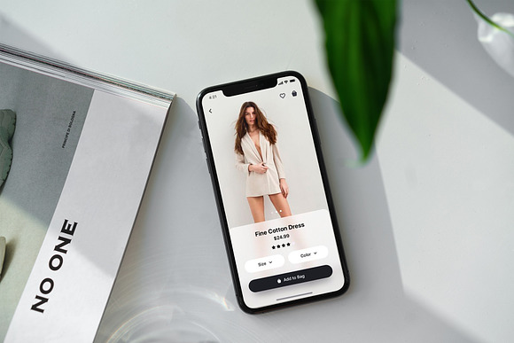 iPhone X Screens Mock-Up in Mobile & Web Mockups - product preview 3
