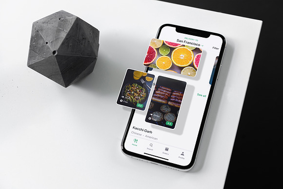 iPhone X Screens Mock-Up in Mobile & Web Mockups - product preview 6