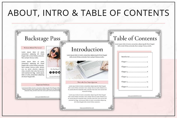 Lead Magnet & Freebie Canva InDesign in Magazine Templates - product preview 3