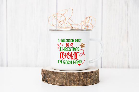 Enamel mug mockup xmas holiday mugs in Product Mockups - product preview 3