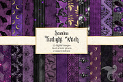 Twilight Witch Digital Paper