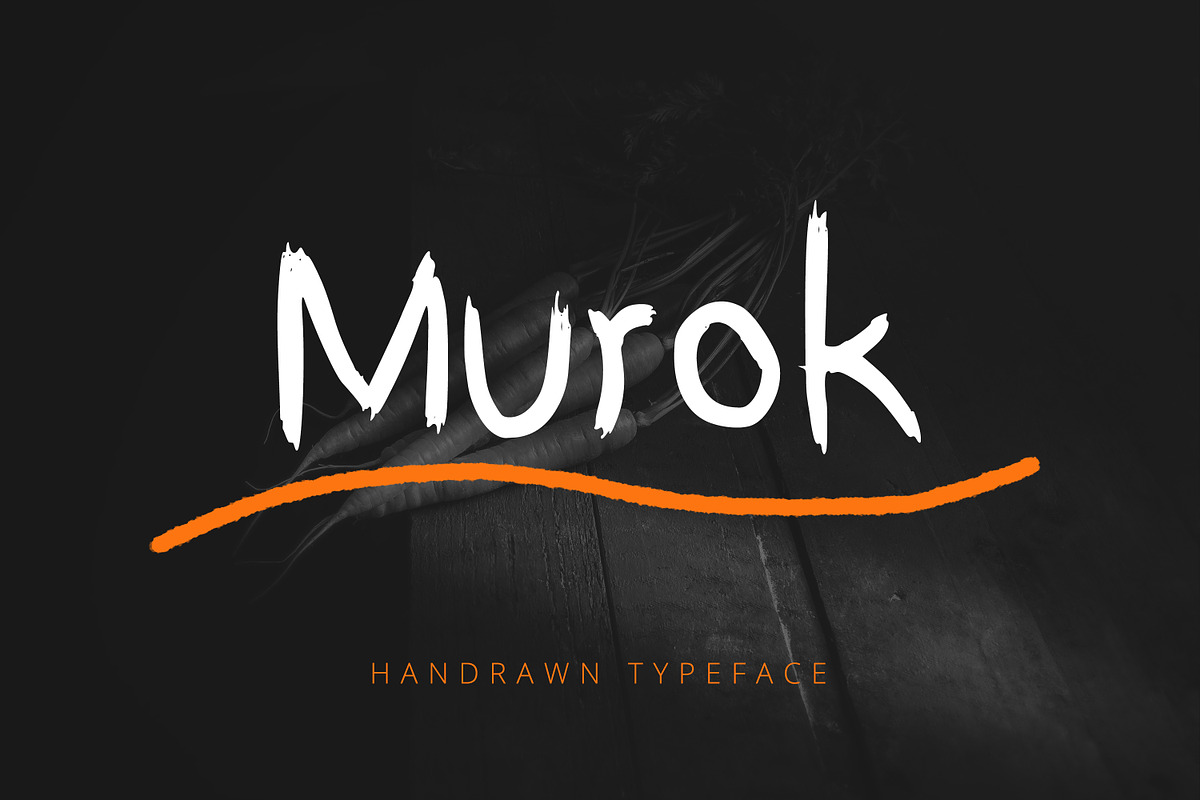 Murok Brush Font in Script Fonts - product preview 8