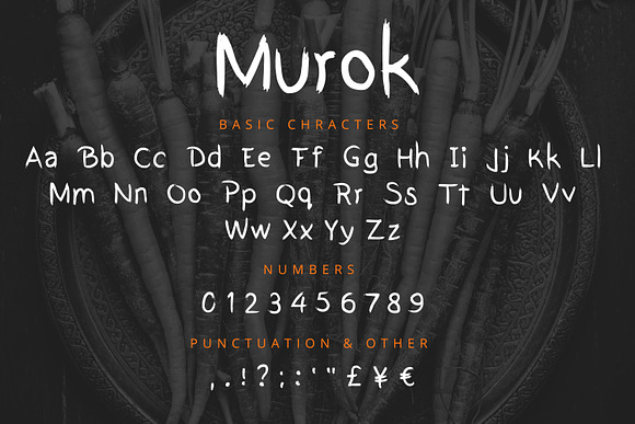 Murok Brush Font in Script Fonts - product preview 3