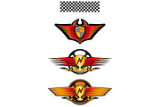 Racing symbols and icons