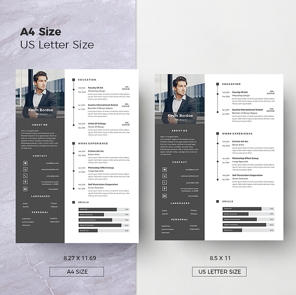 Creative Resume & CoverLetter in Letter Templates - product preview 7