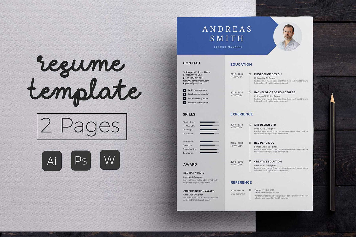 Vol.25 Resume & CV Template in Letter Templates - product preview 8