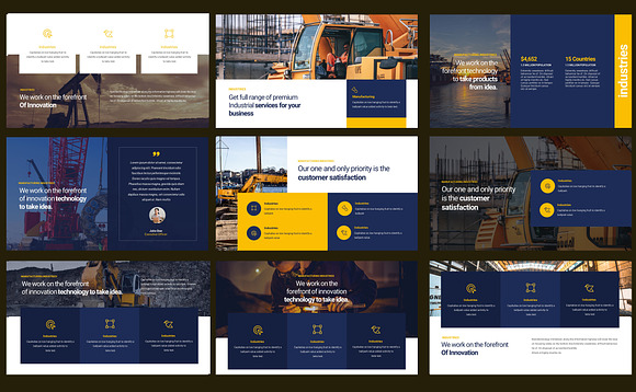 Industriza -  Industrial Powerpoint in PowerPoint Templates - product preview 1