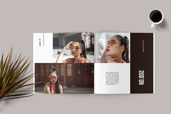 Square Portfolio Catalogue Book in Brochure Templates - product preview 2