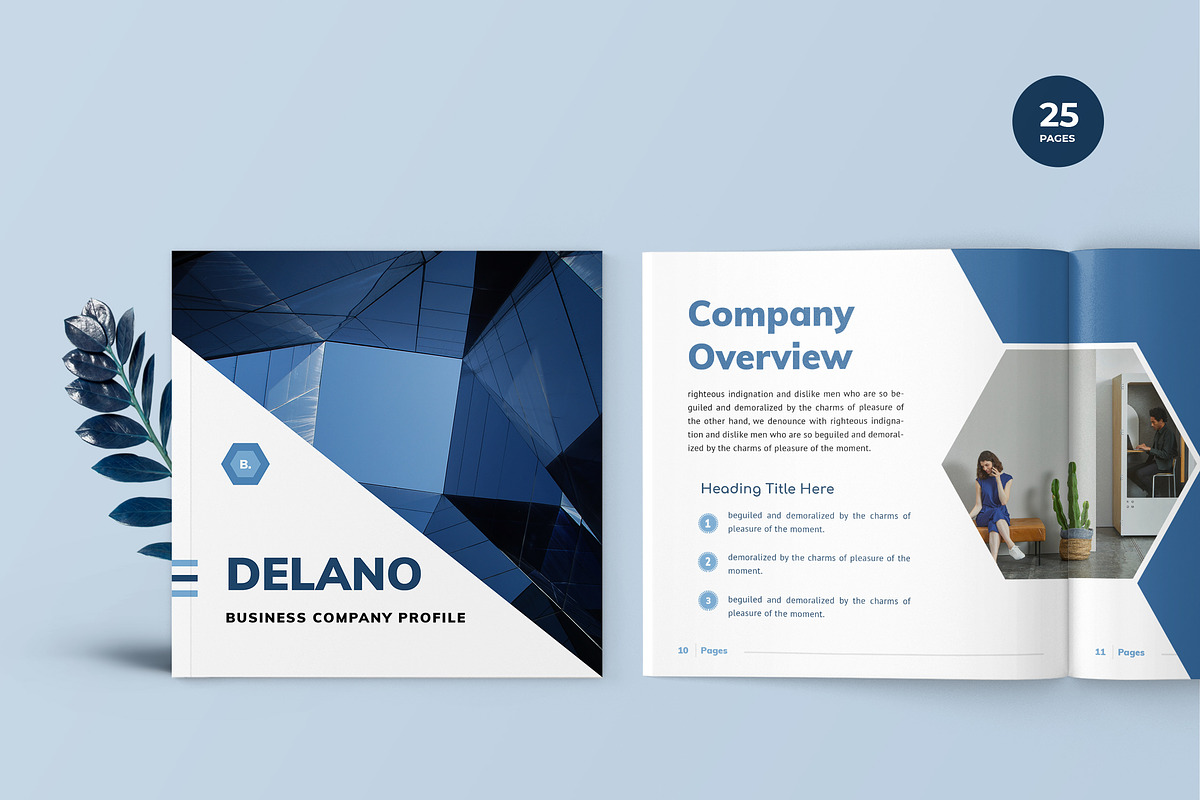 Square Business Proposal in Brochure Templates - product preview 8