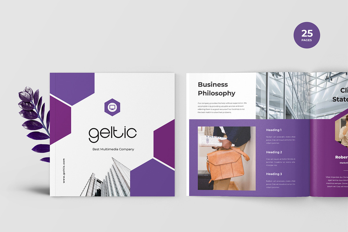 Square Business Proposal in Brochure Templates - product preview 8