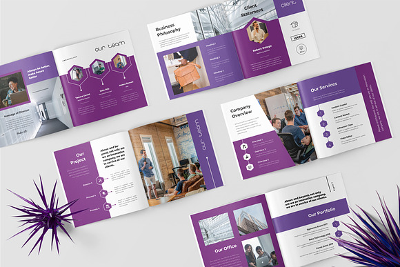 Square Business Proposal in Brochure Templates - product preview 4