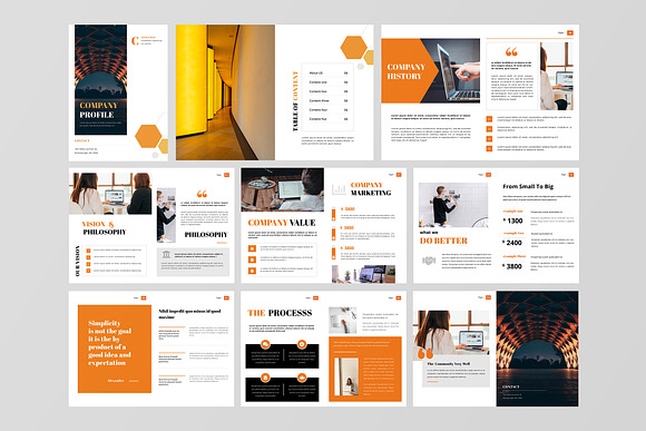 Company Project Proposal in Brochure Templates - product preview 3